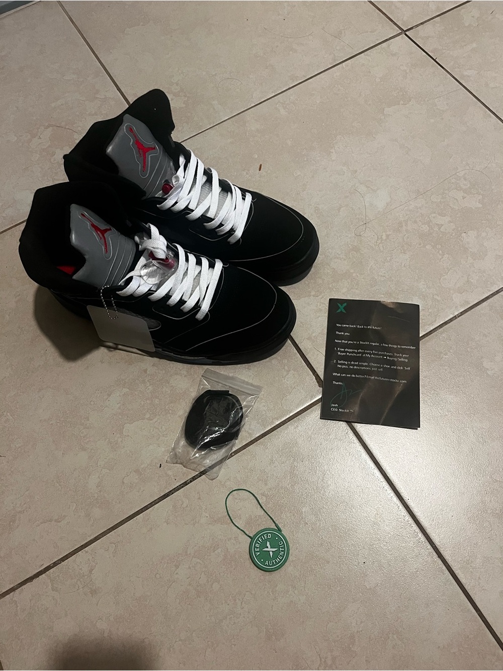 Jordan Black/Gray/Red High-Top Sneakers